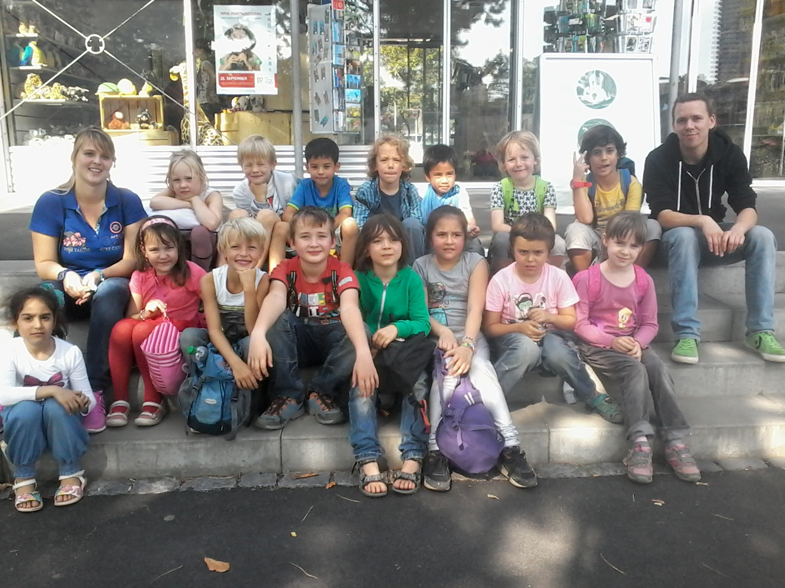 Klassenfoto 2014 im Zoo